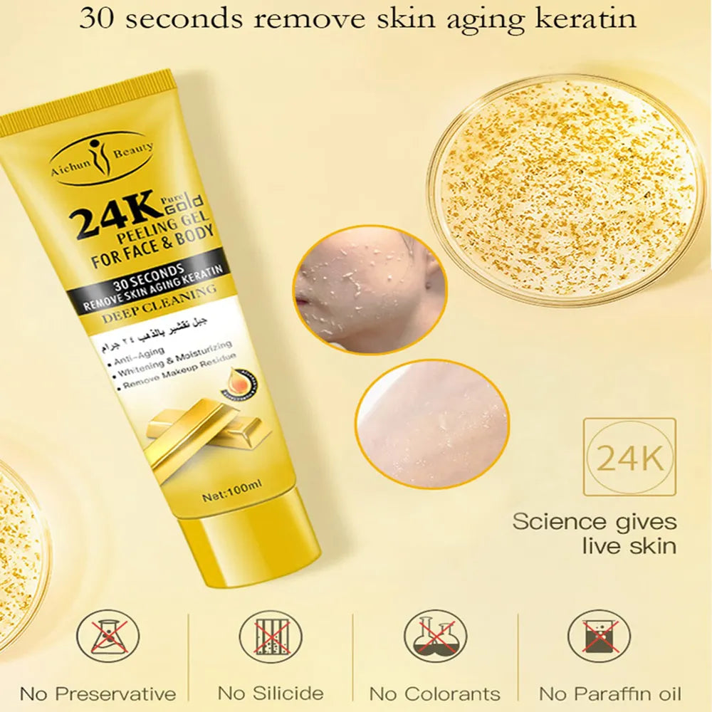 Aichun Beauty 24K Pure Gold Peeling Gel