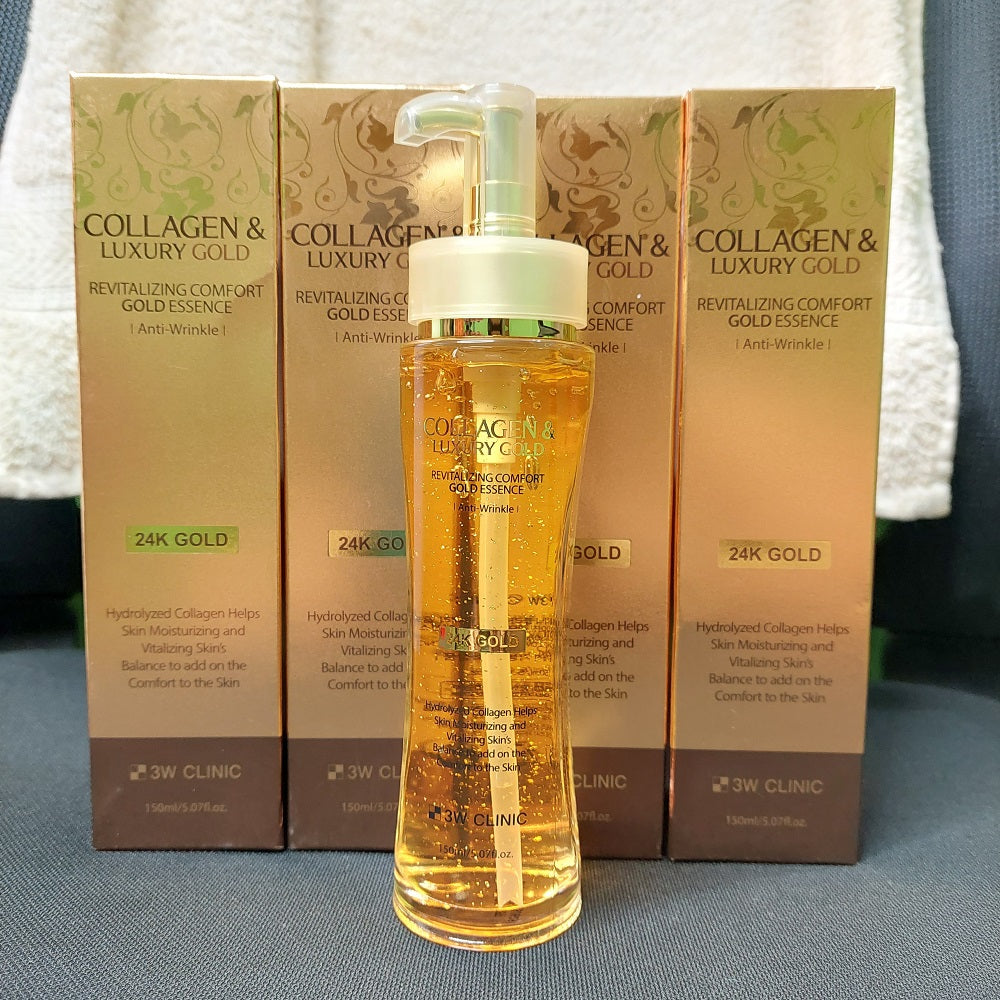 3W Clinic Collagen And Luxury Revitalizing Comfort 24K Gold Essence