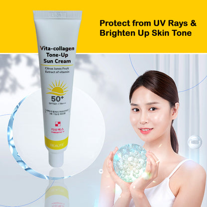 Beaute Vita Collagen Tone Up Sun Cream