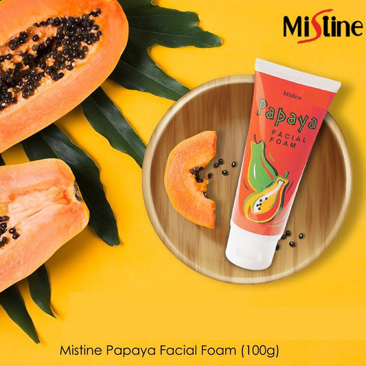 Mistine Papaya Facial Foam Facewash