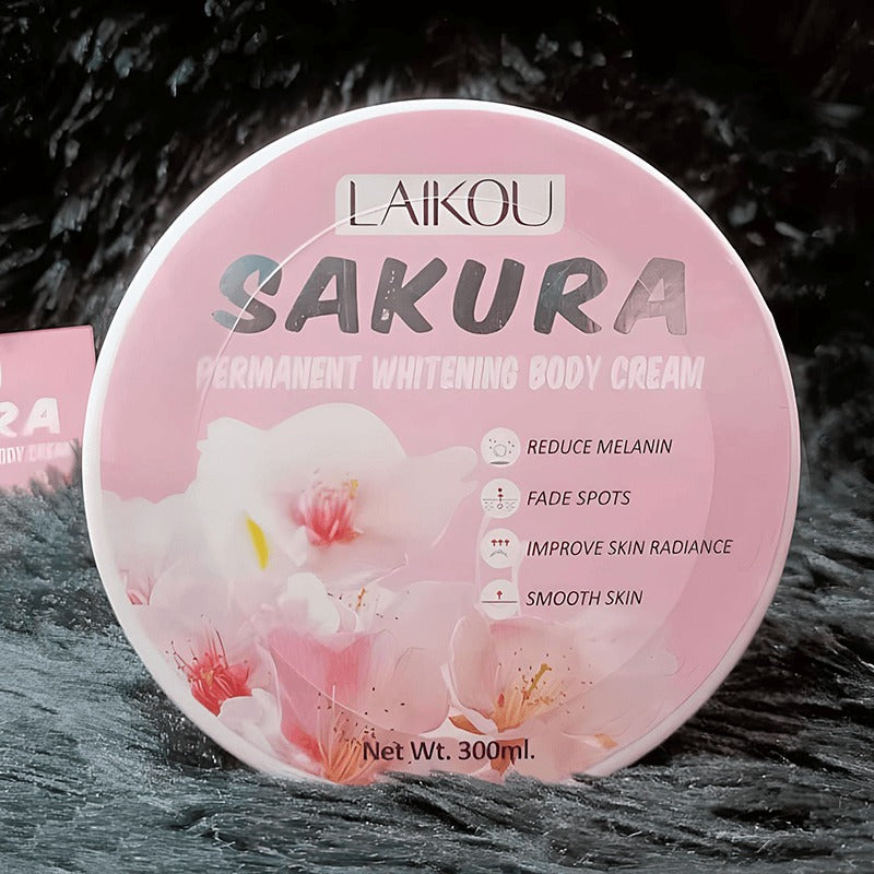 Laikou Japan Sakura Permanent Whitening Body Care Cream