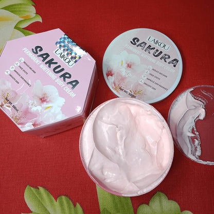 Laikou Japan Sakura Permanent Whitening Body Care Cream