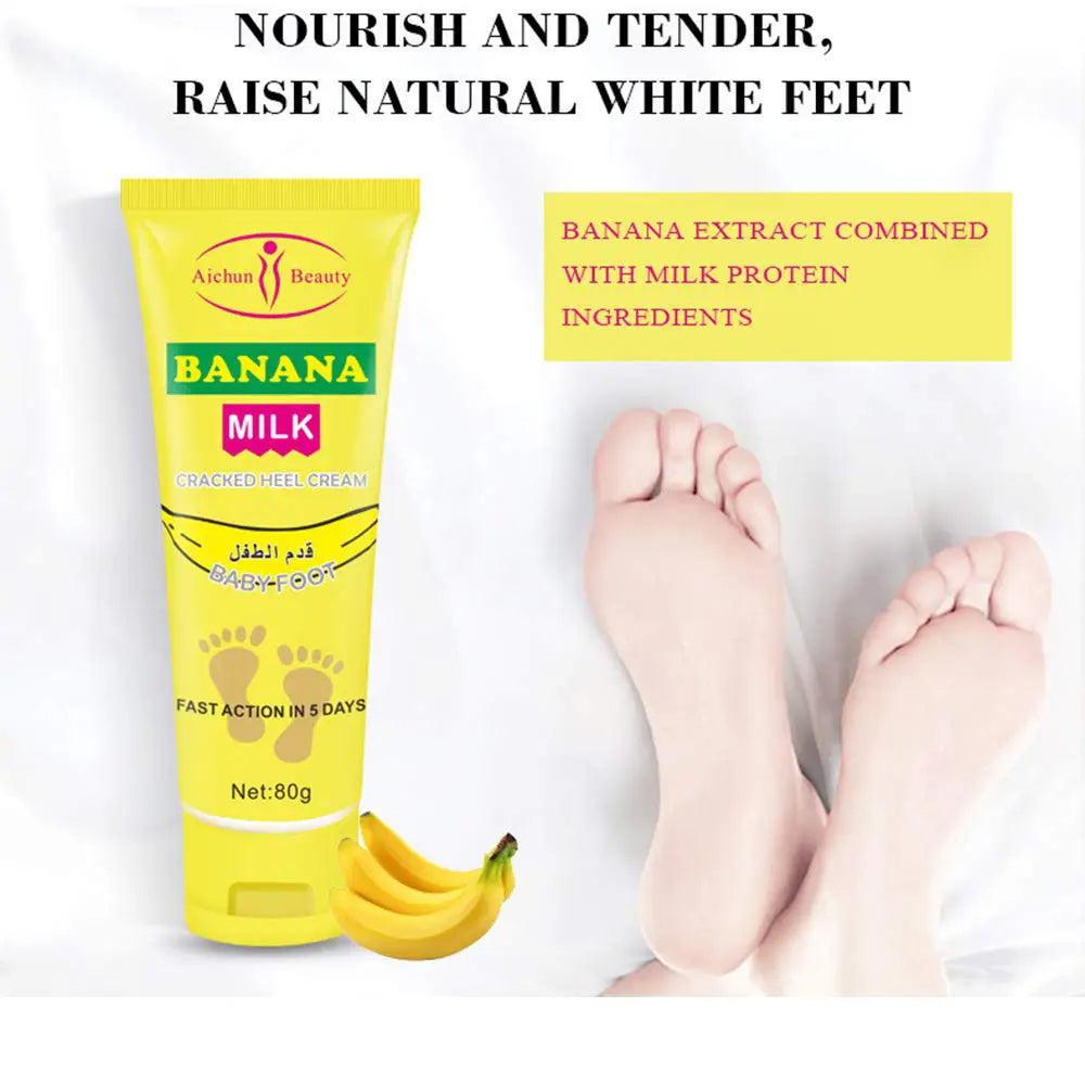 Aichun Beauty Banana Milk Cracked Heel Cream