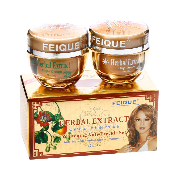 FEIQUE Herbal Extract Whitening Anti Freckle Set