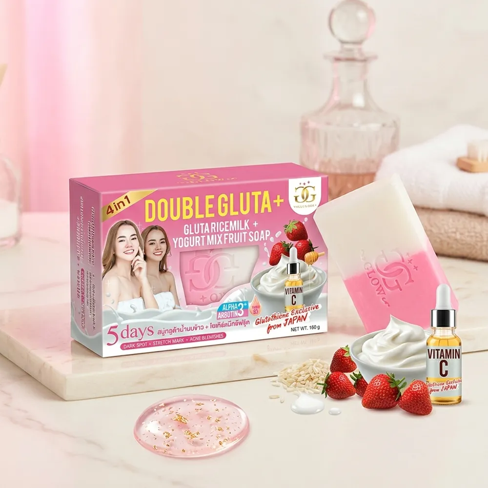 Double Gluta+ Glutaricemilk + Yogurt Mix Fruit Soap