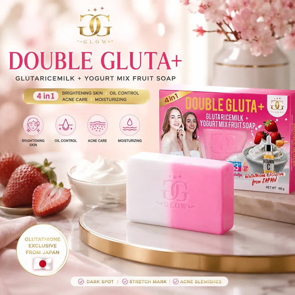 Double Gluta+ Glutaricemilk + Yogurt Mix Fruit Soap