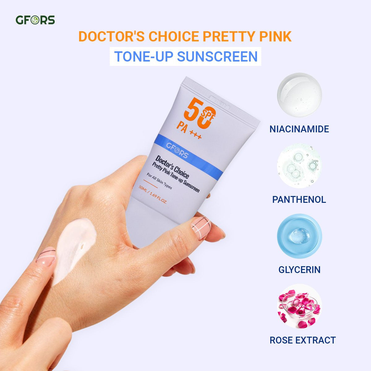 GFORS Doctor’s Choice Pretty Pink Tone Up Sunscreen